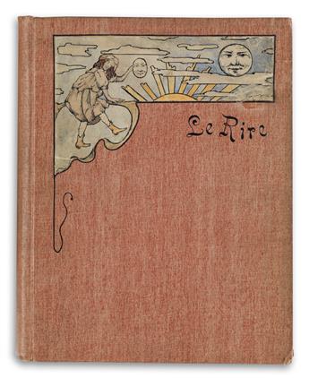 VARIOUS ARTISTS. LE RIRE & LE SOURIRE. Six bound volumes. 1896-1903. Each approximately 12x10 inches, 31x26 cm.